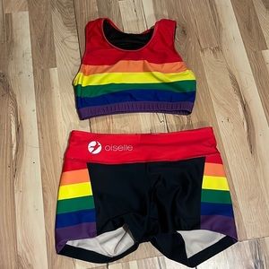 Oiselle rainbow set
